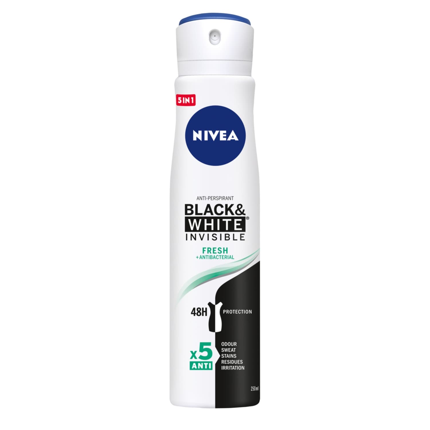 Black&White Invisible Fresh Antyperspirant Spray