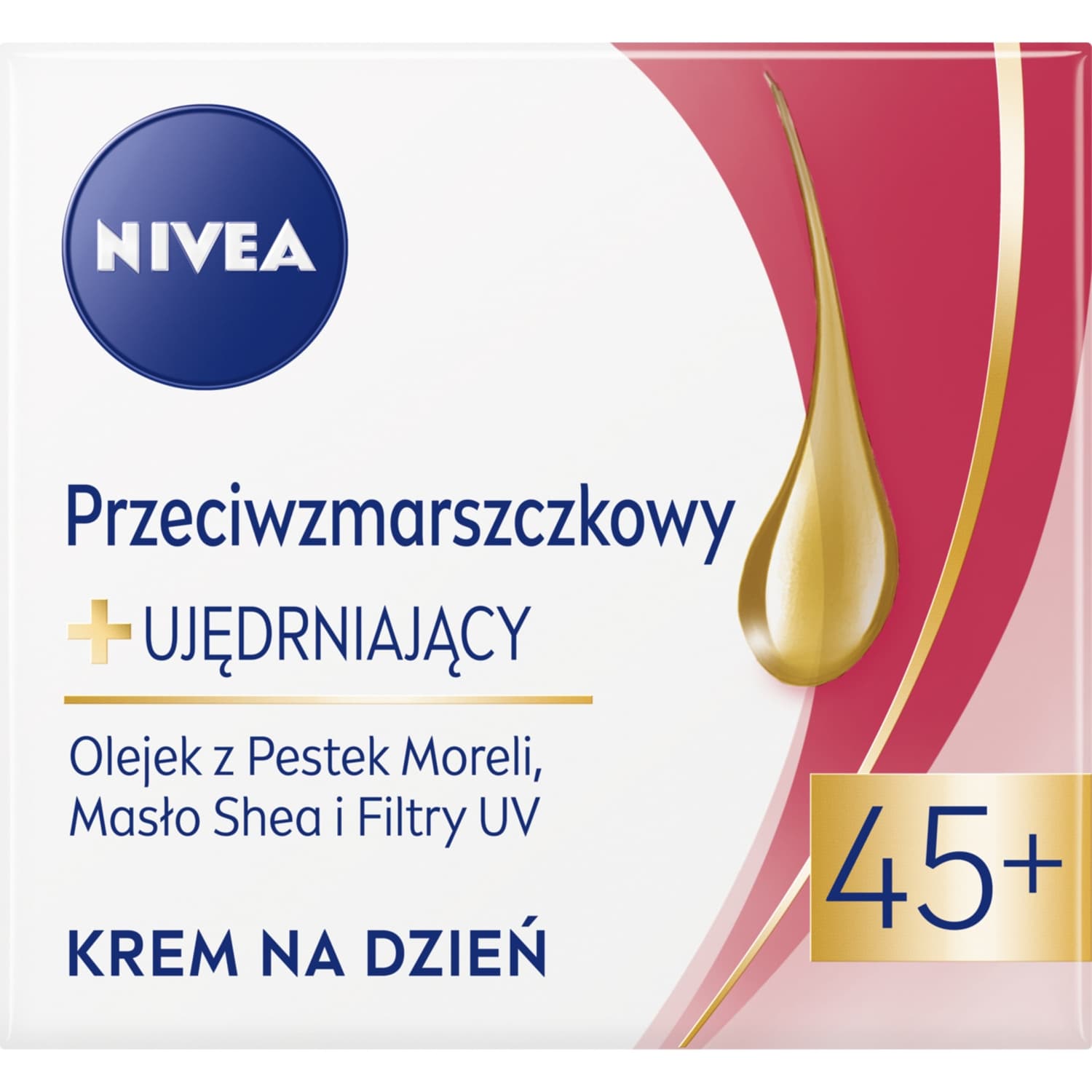 Przeciwzmarszczkowy + Ujędrniający Krem na dzień 45+ SPF 15