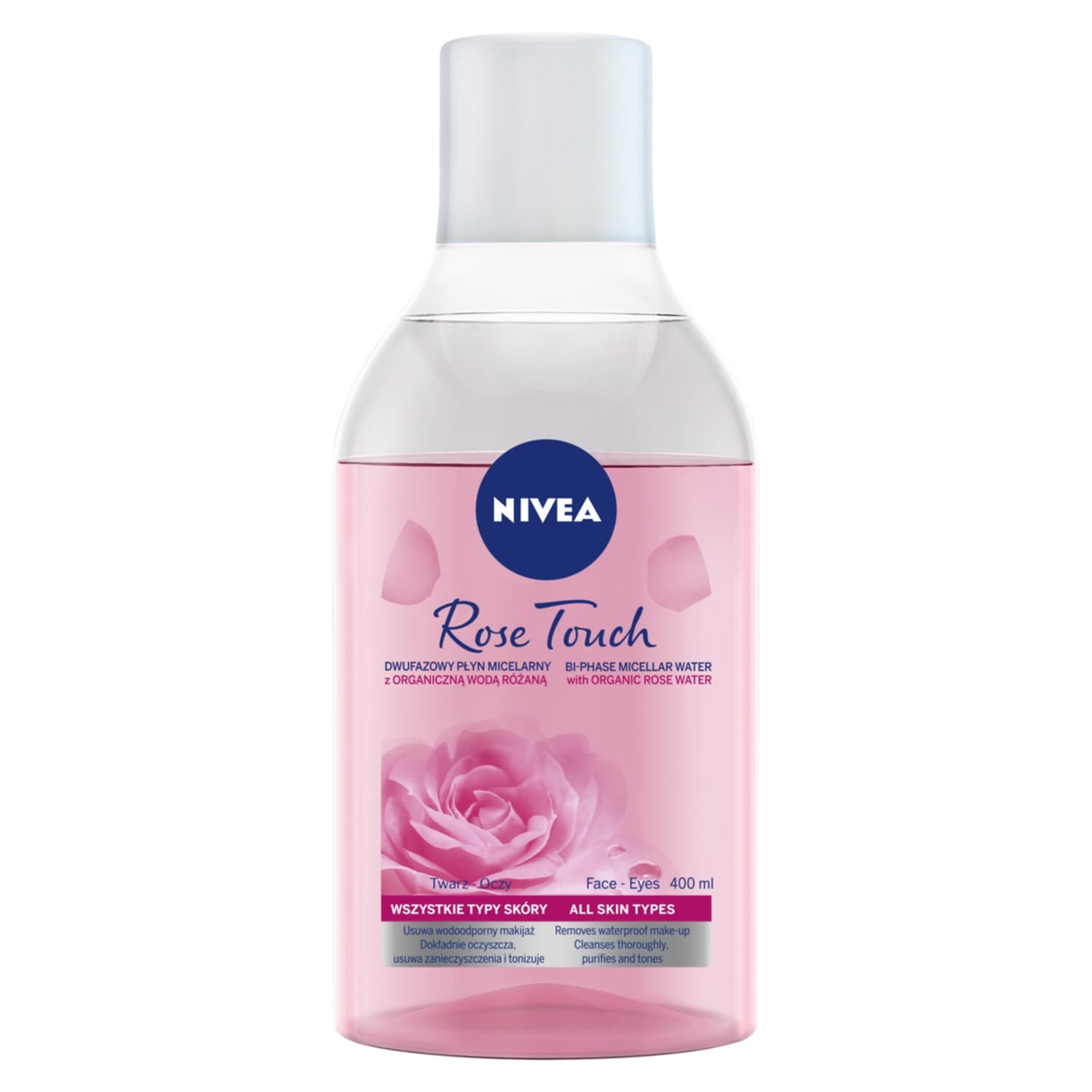 Rose Touch Dwufazowy Płyn Micelarny z organiczną wodą różaną