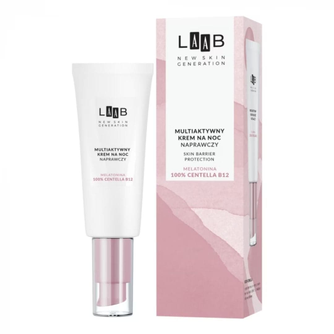 LAAB multiaktywny krem na noc naprawczy 100% Centella B12