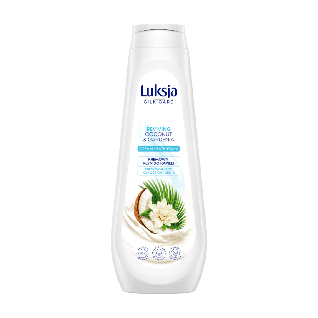 Silk Care Kremowy Płyn Do Kąpieli Orzeźwiający Kokos Gardenia