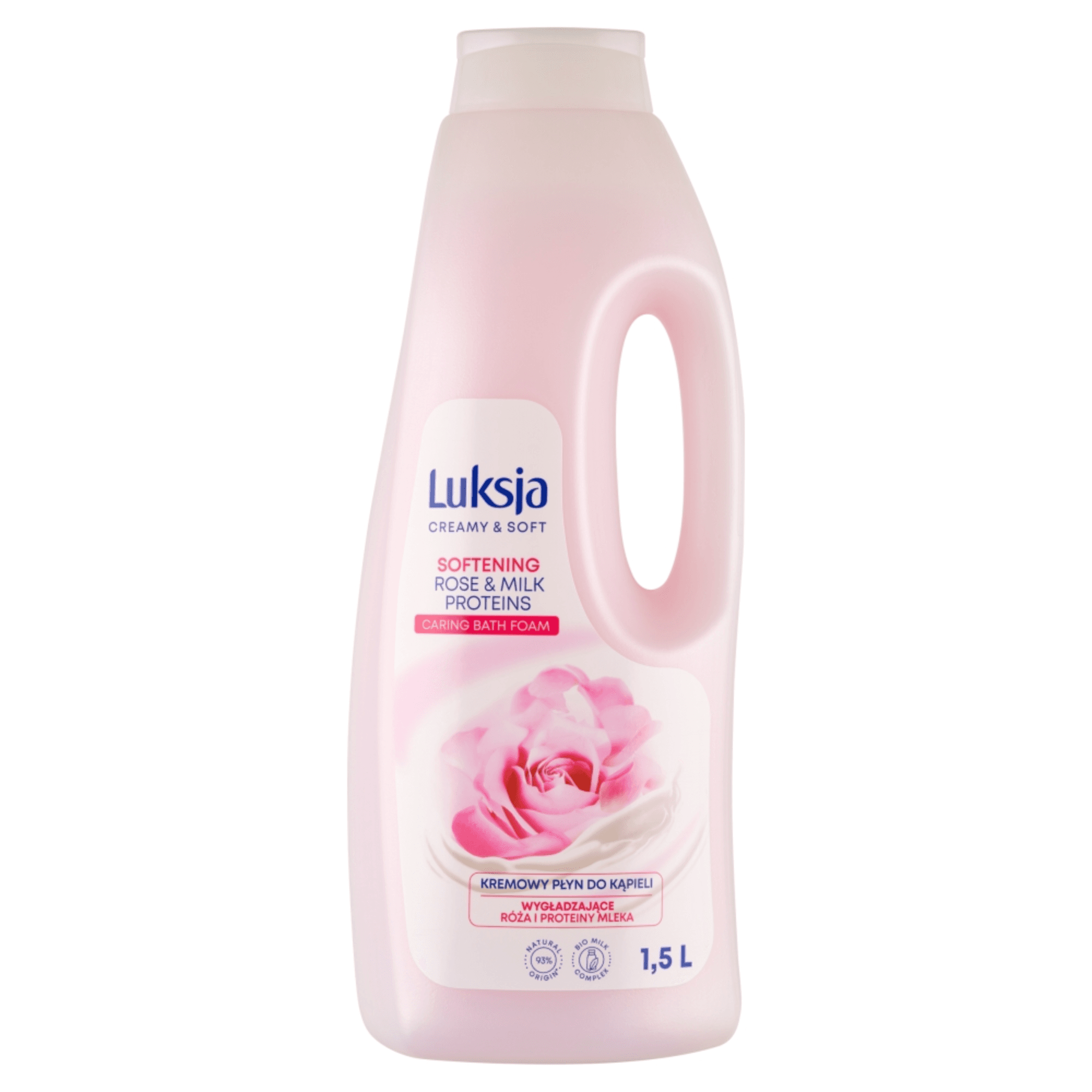 Creamy & Soft Kremowy płyn do kąpieli wygładzające róża i proteiny mleka