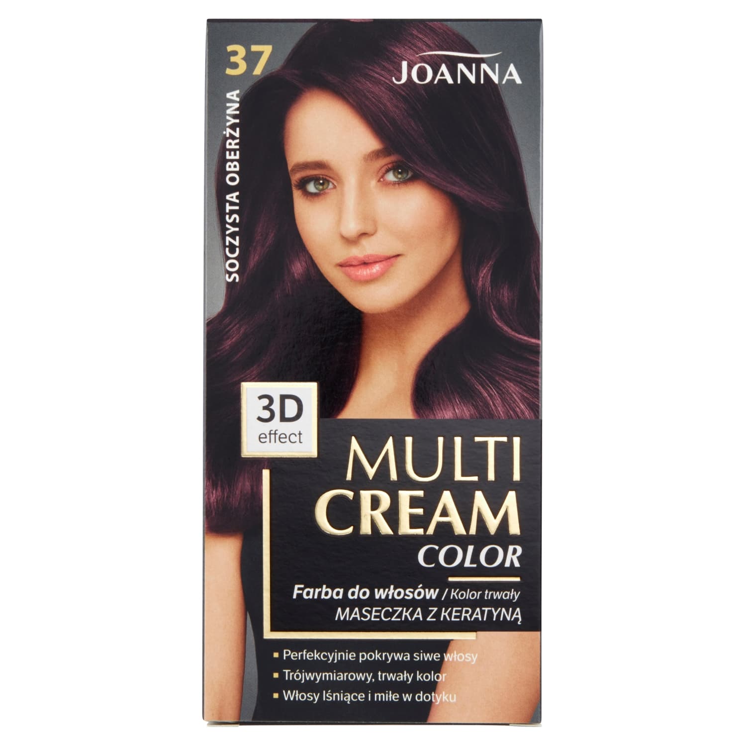 Multi Cream Color Farba do włosów soczysta oberżyna 37