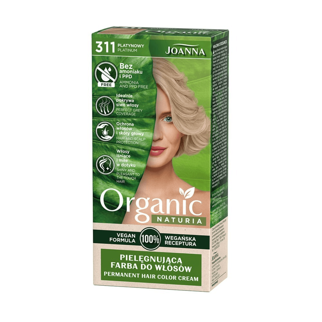 NATURIA ORGANIC Vegan Farba Platynowy 311