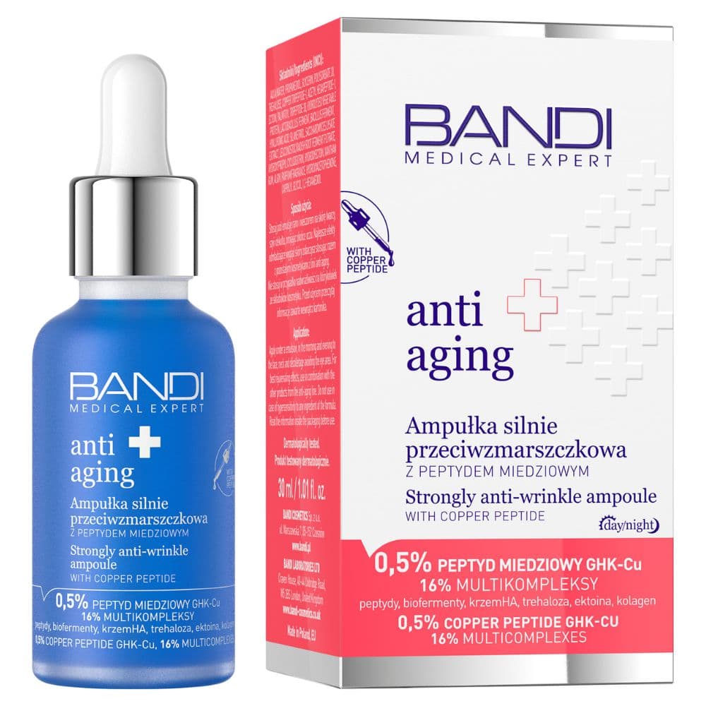 Medical Expert anti aging Ampułka silnie przeciwzmarszkowa z peptydem miedziowym