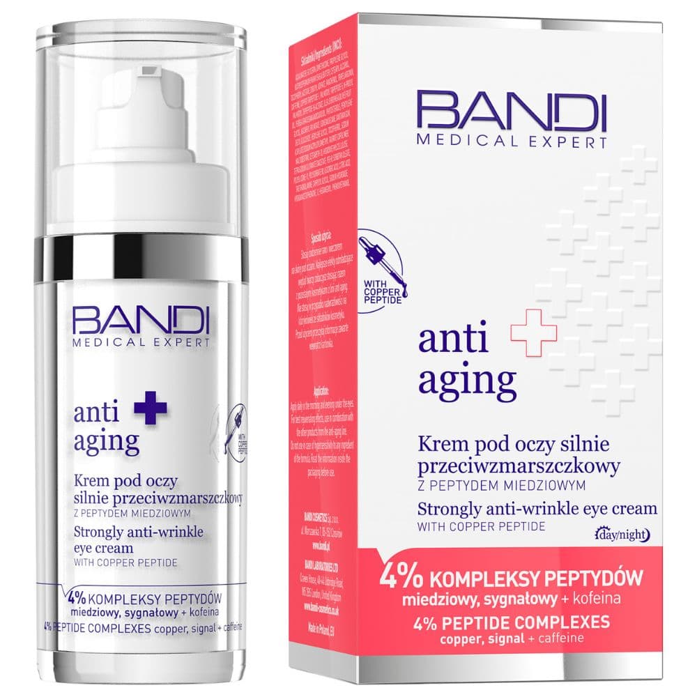 Medical Expert anti aging Krem pod oczy silnie przeciwzmarszkowy z peptydem miedziowym