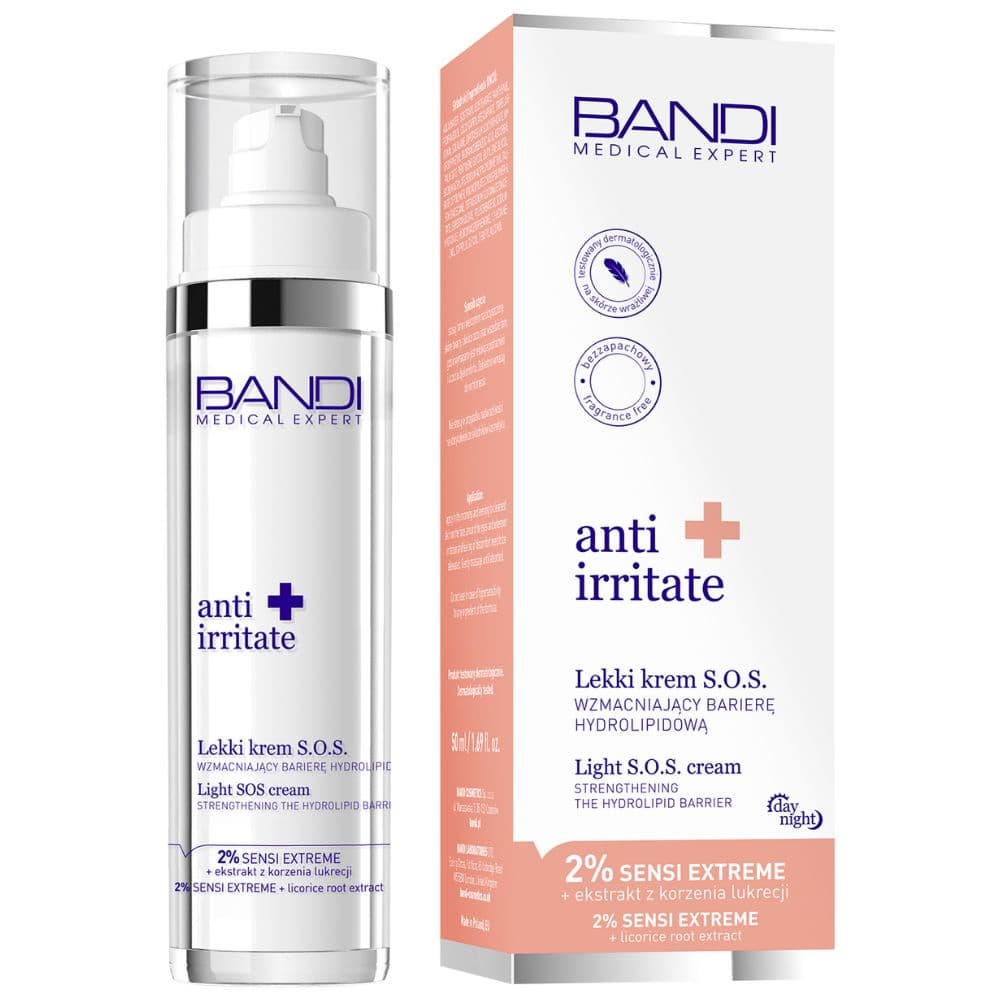 Medical Expert anti irritate Lekki krem S.O.S. wzmacniający barierę hydrolipidową
