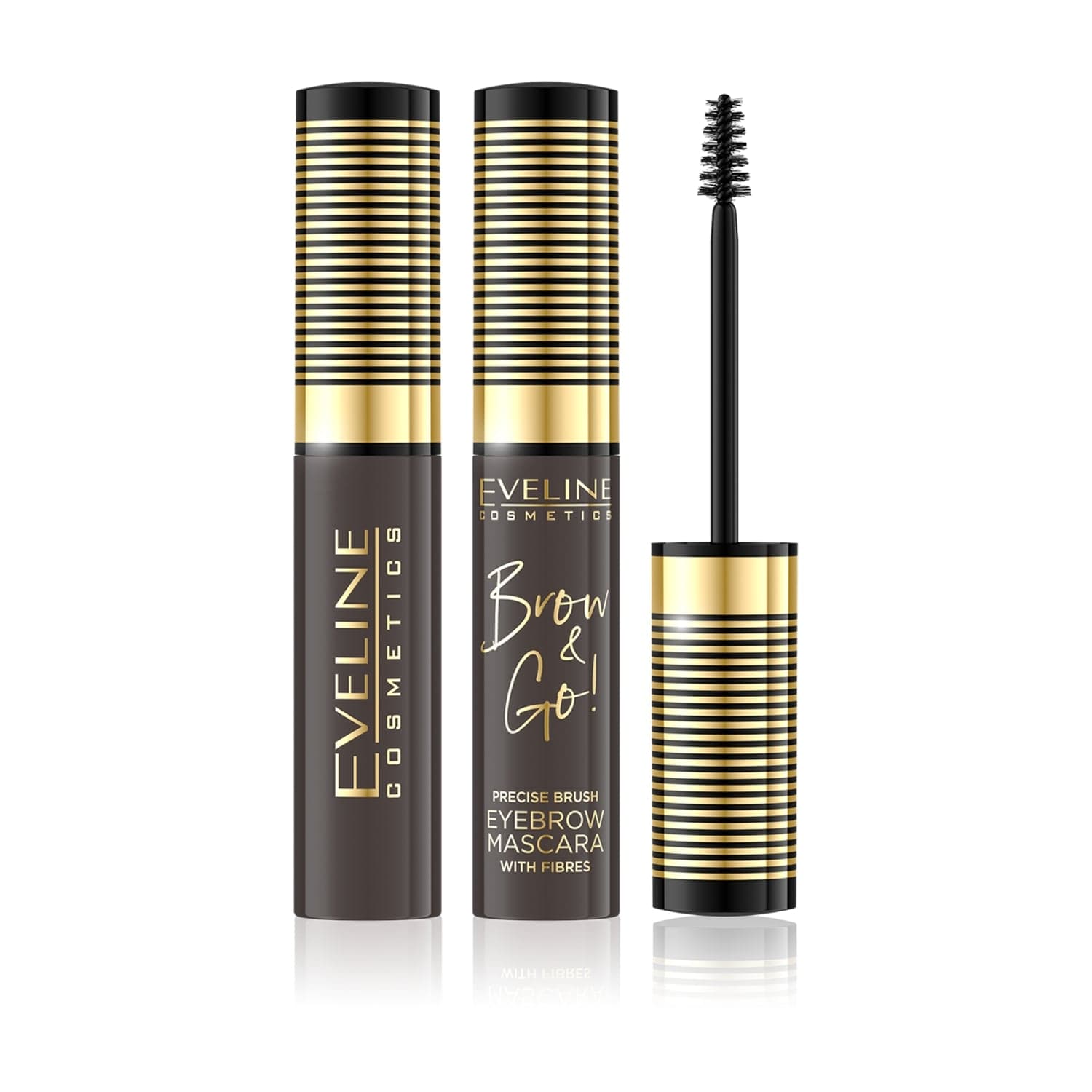 Brow & Go! Maskara do brwi z zagęszczającymi włókienkami nr 02 Dark