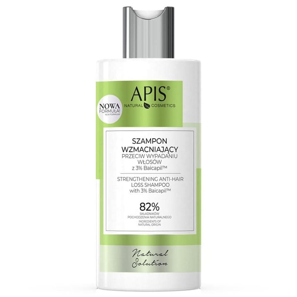 szampon wzmacniający przeciw wypadaniu włosów Natural Solution z 3% Baicapil