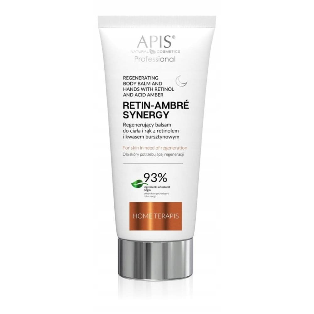 Retin-Ambre Synergy regenerujący balsam do ciała i rąk z retinolem i kwasem bursztynowym na noc