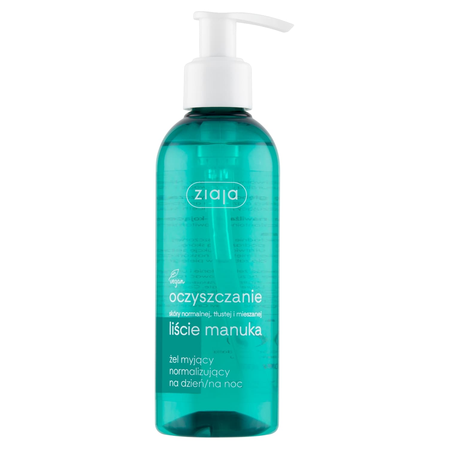 Liście Manuka Żel myjący normalizujący na dzień/na noc