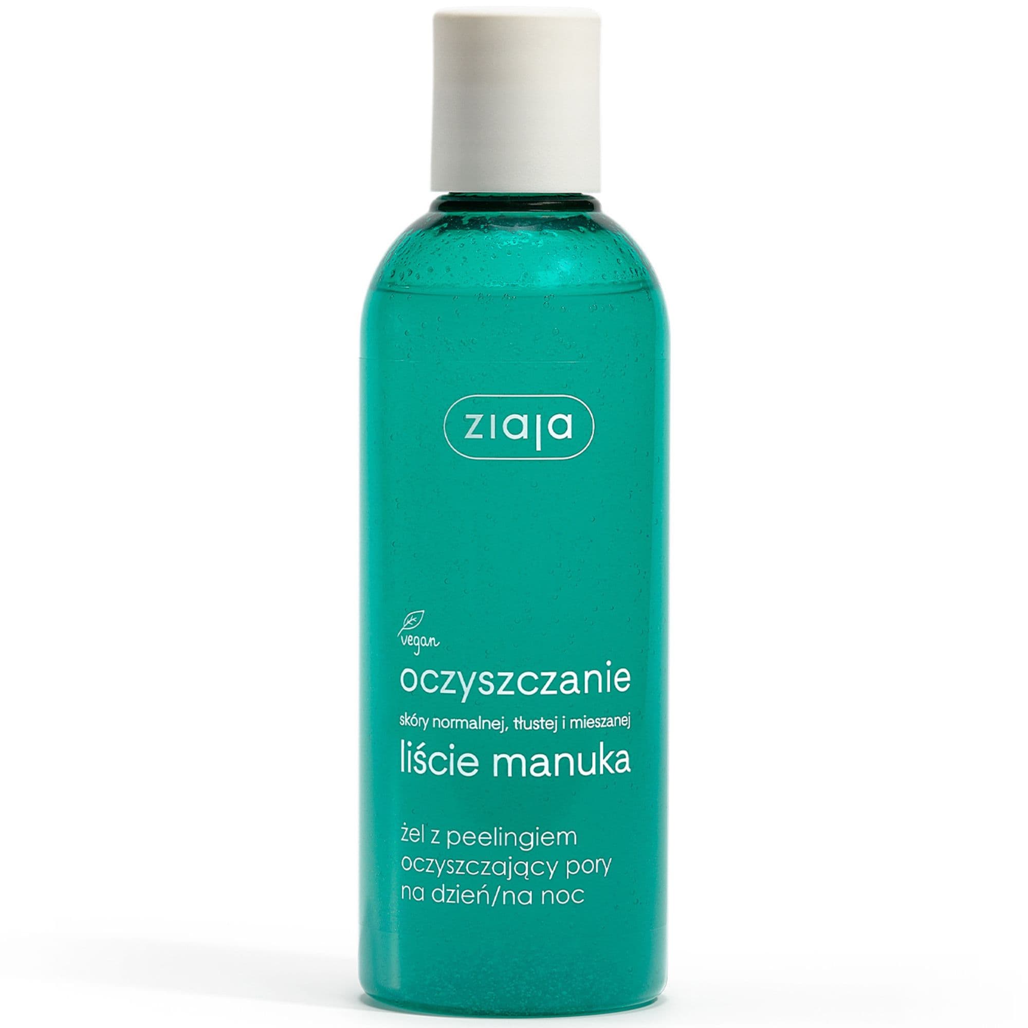 Liście Manuka Żel z peelingiem oczyszczający pory na dzień/na noc