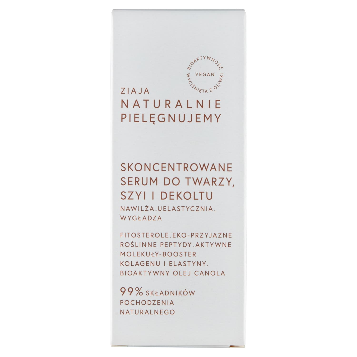 Naturalnie pielęgnujemy Skoncentrowane serum do twarzy szyi i dekoltu