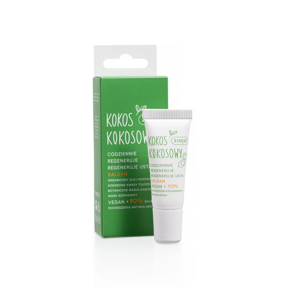 Kokos Kokosowy Regenerujący balsam do ust