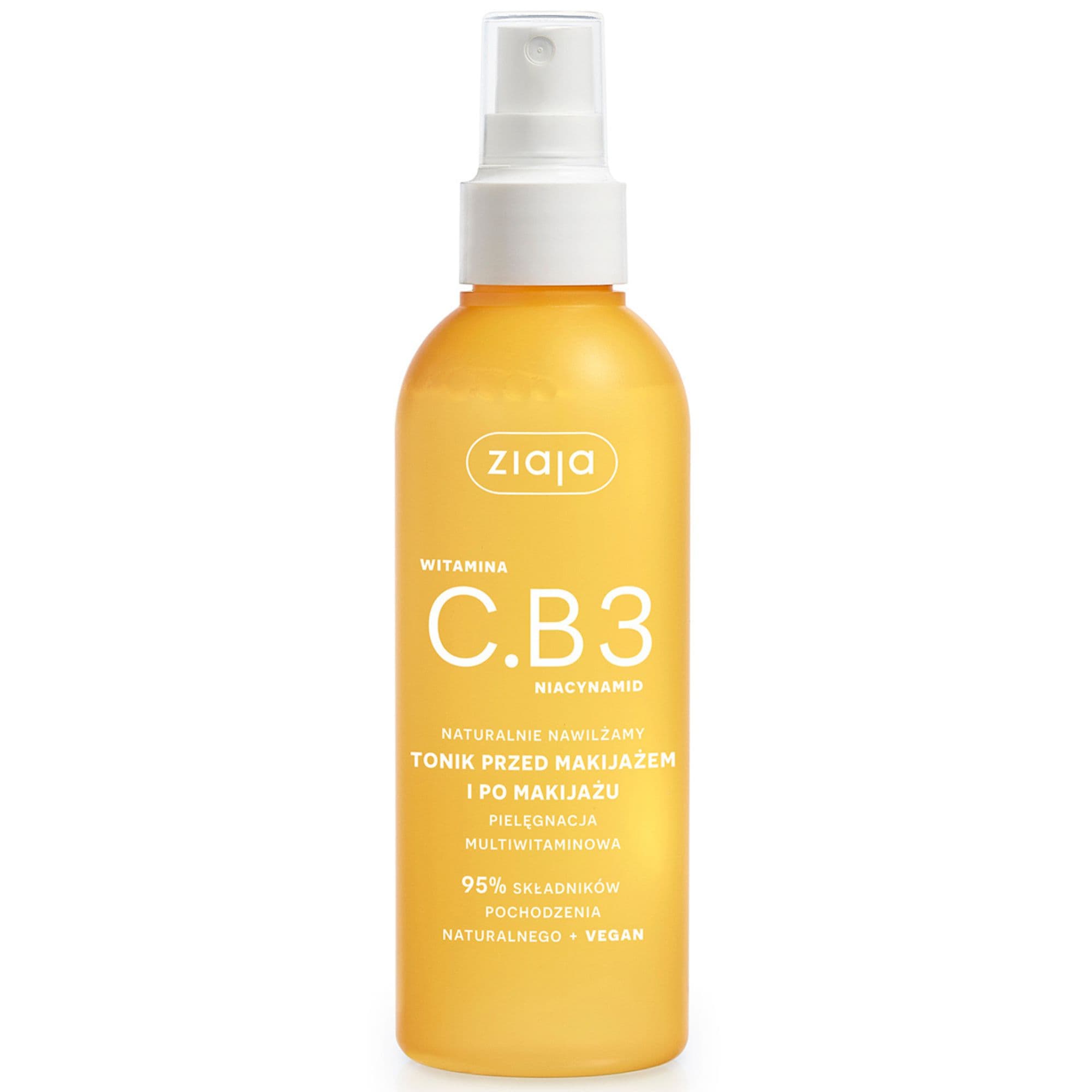 WITAMINA C.B3 NIACYNAMID NATURALNIE NAWILŻAMY TONIK PRZED MAKIJAŻEM I PO MAKIJAŻU/SPRAY