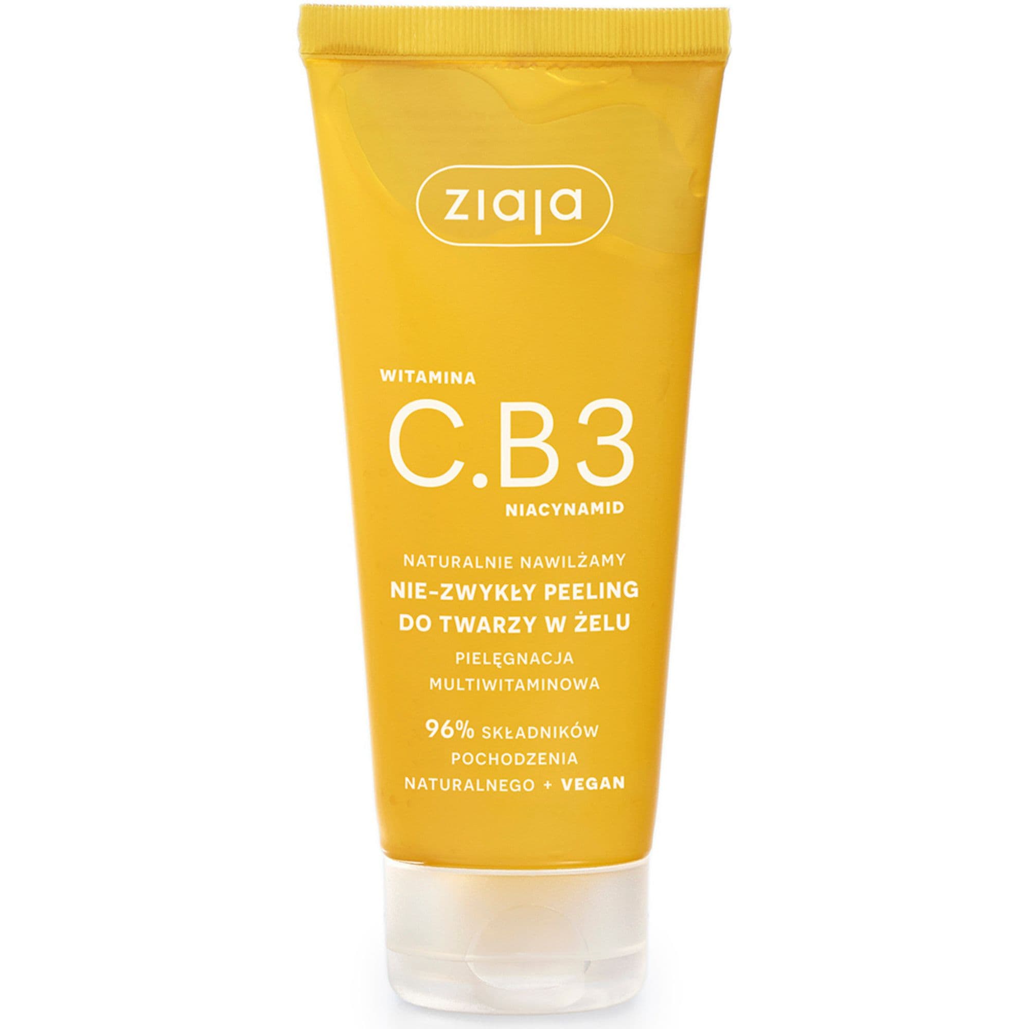 WITAMINA C.B3 NIACYNAMID NATURALNIE NAWILŻAMY NIE-ZWYKŁY PEELING DO TWARZY W ŻELU