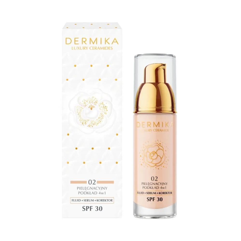 Luxury Ceramides pielęgnacyjny podkład 4w1 SPF30 02