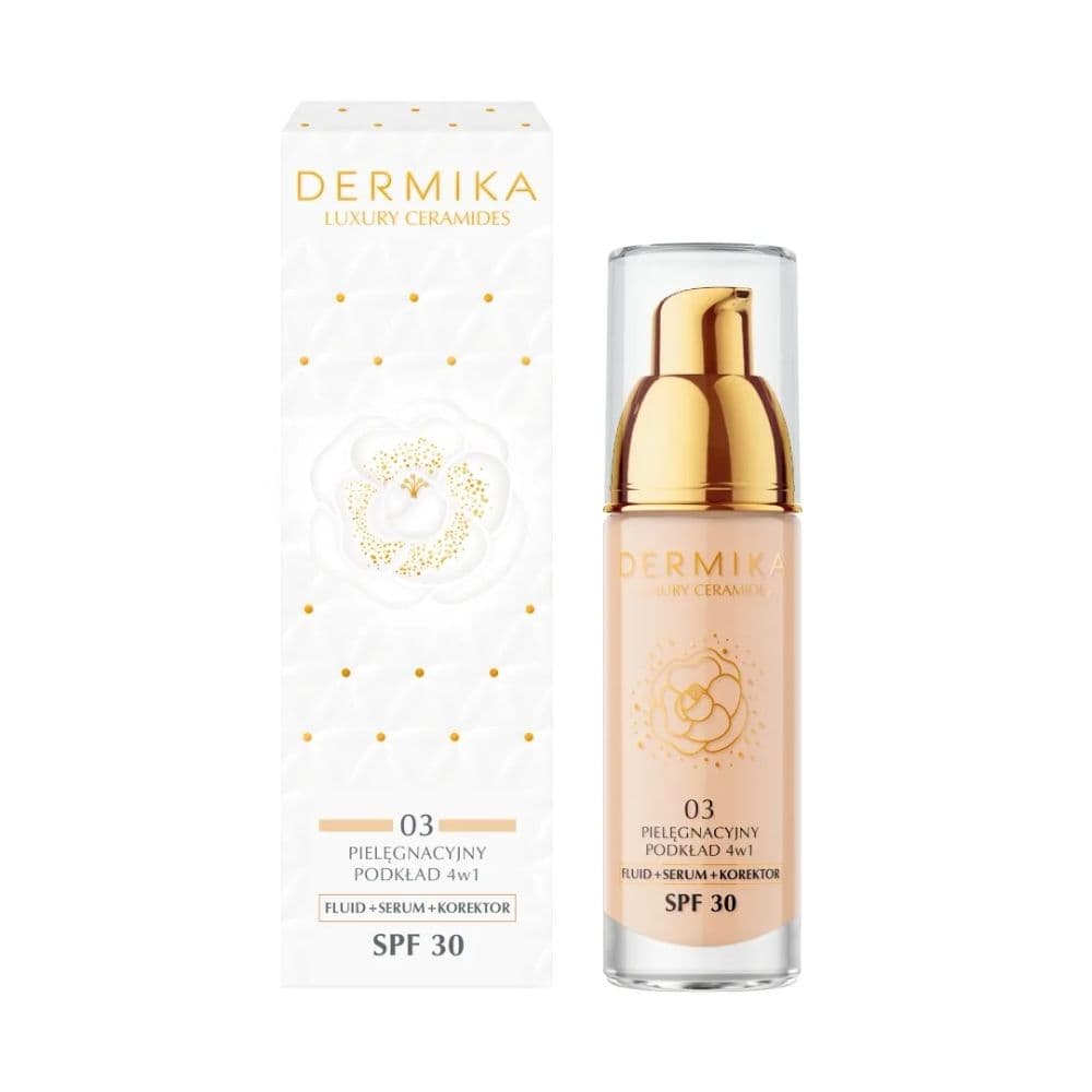 Luxury Ceramides pielęgnacyjny podkład 4w1 spf30 03