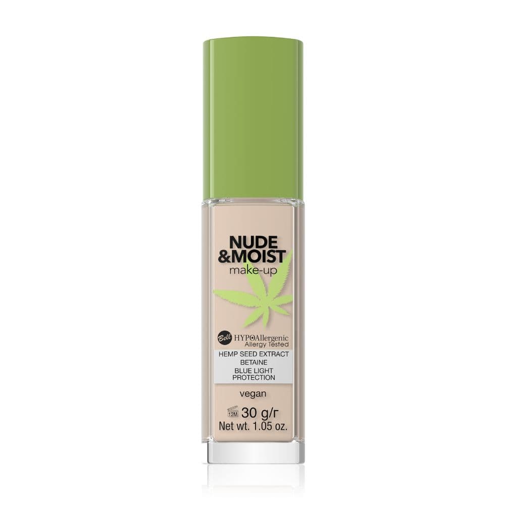 HYPOAllergenic Nude&Moist Make-Up 1 Hypoalergiczny fluid nawilżająco - odżywczy