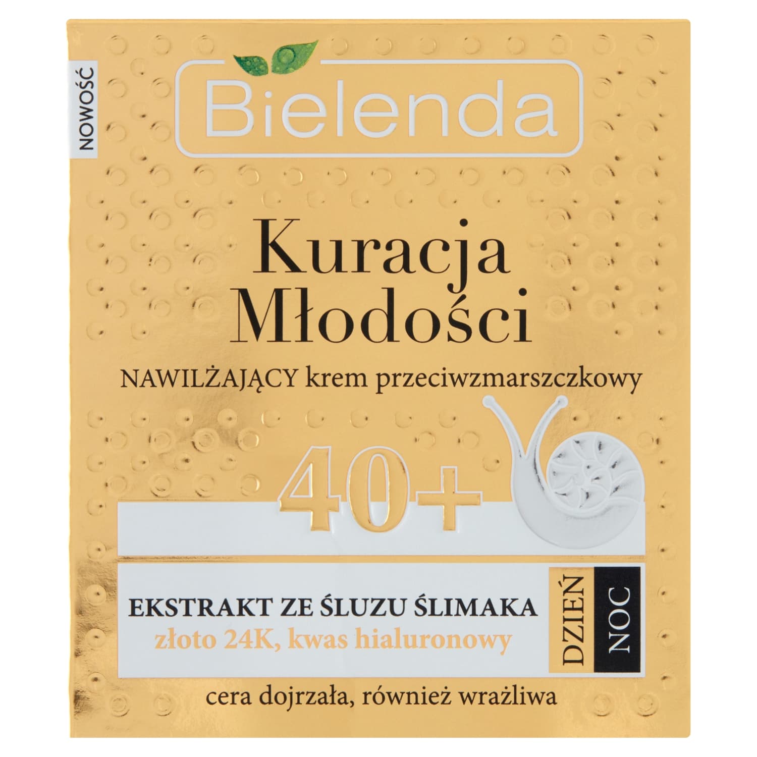 Kuracja Młodości 40+ Nawilżający krem przeciwzmarszczkowy na dzień noc