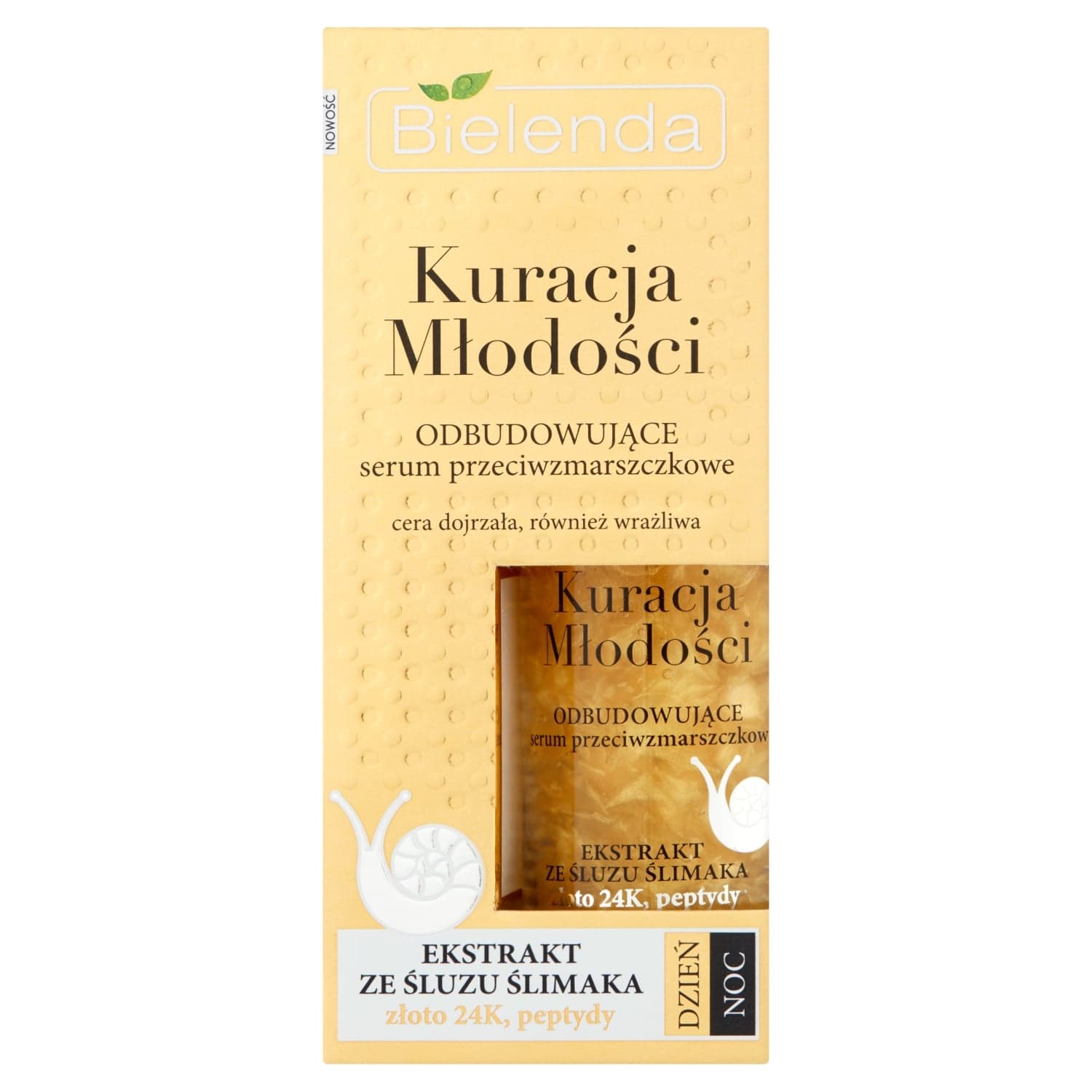 Kuracja Młodości Odbudowujące serum przeciwzmarszczkowe na dzień noc