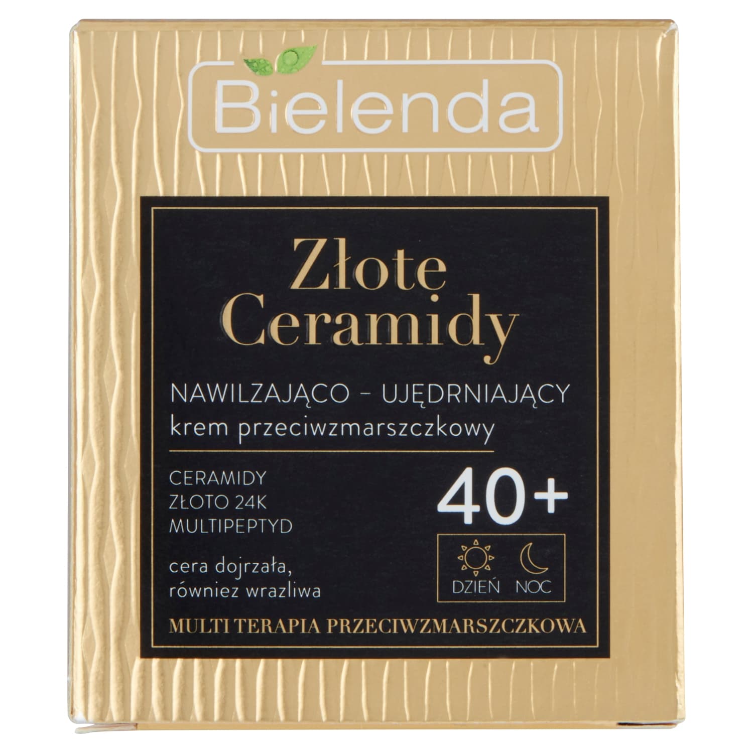Złote Ceramidy 40+ Nawilżająco-ujędrniający krem przeciwzmarszczkowy