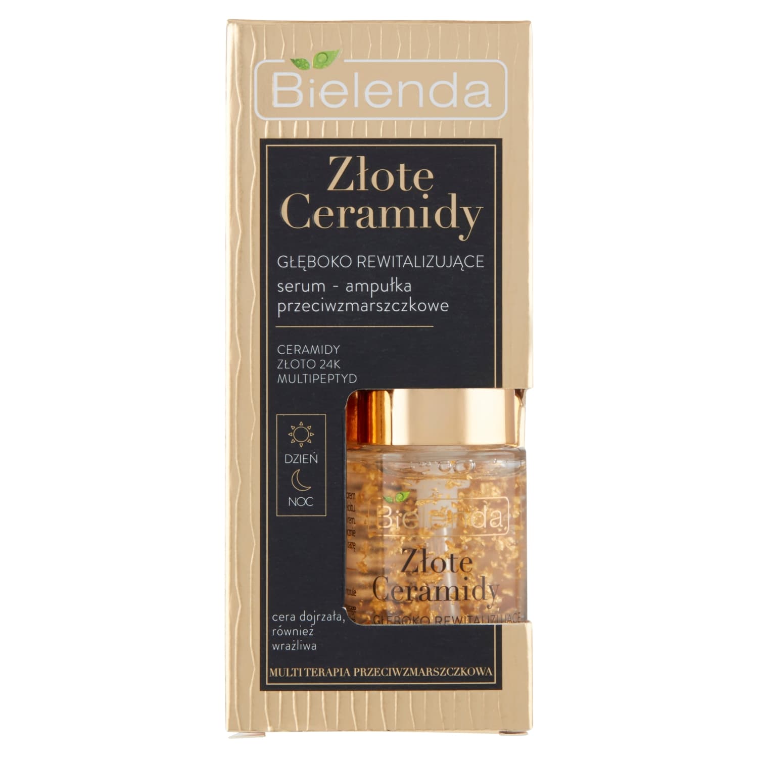 Złote Ceramidy Głęboko rewitalizujące serum-ampułka przeciwzmarszczkowe