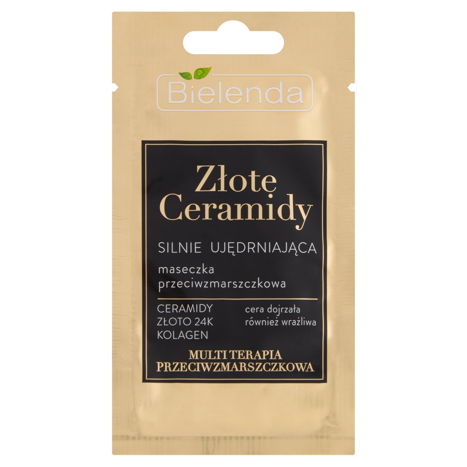 Złote Ceramidy Silnie ujędrniająca maseczka przeciwzmarszczkowa