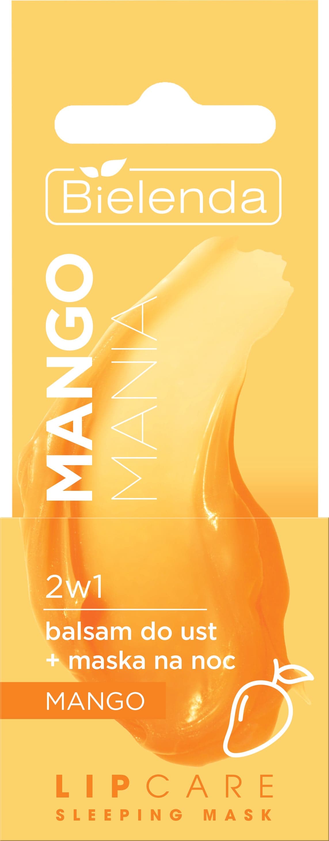 2w1 balsam do ust + maska na noc mango