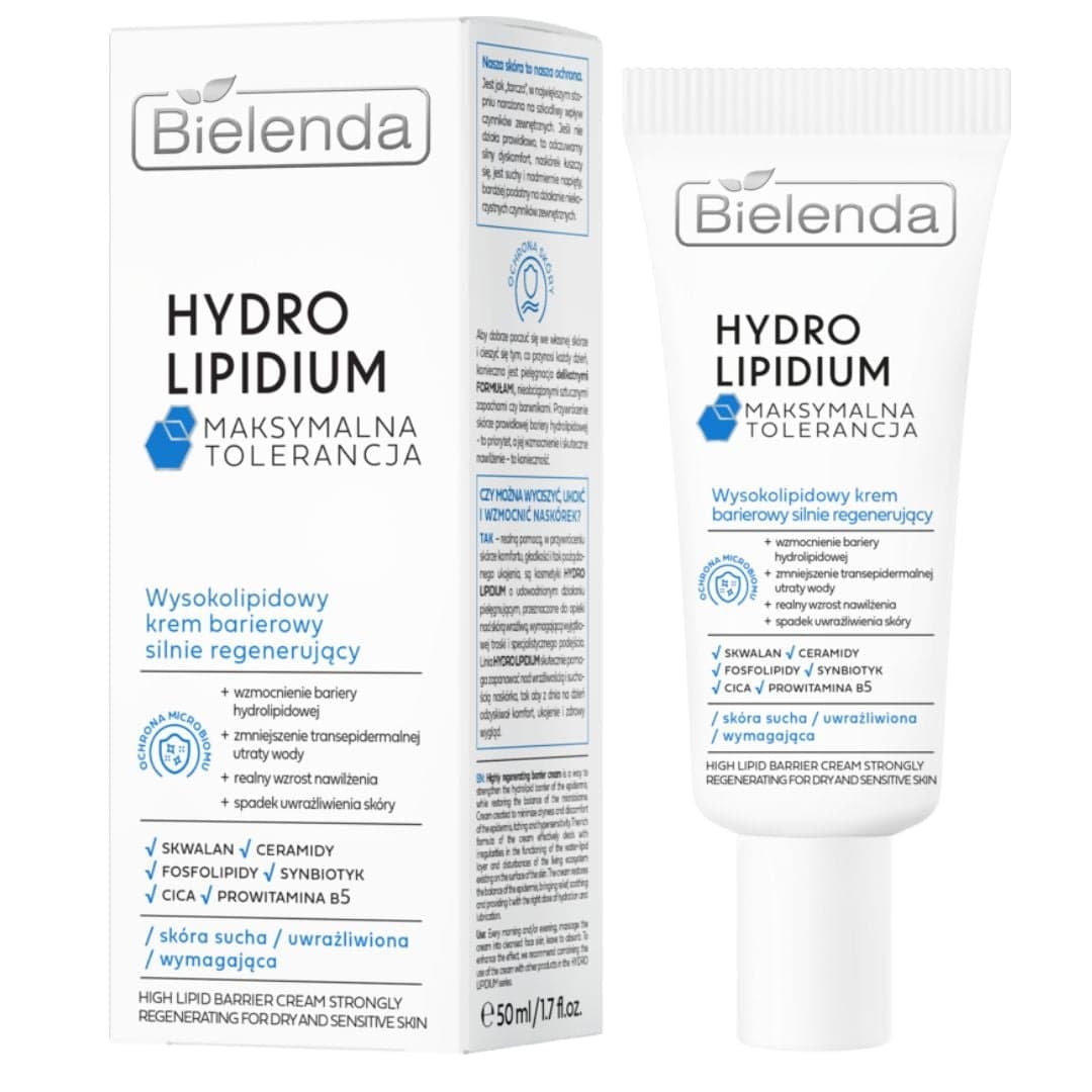 krem barierowy nawilżająco-ochronny SPF50 Hydro Lipidium