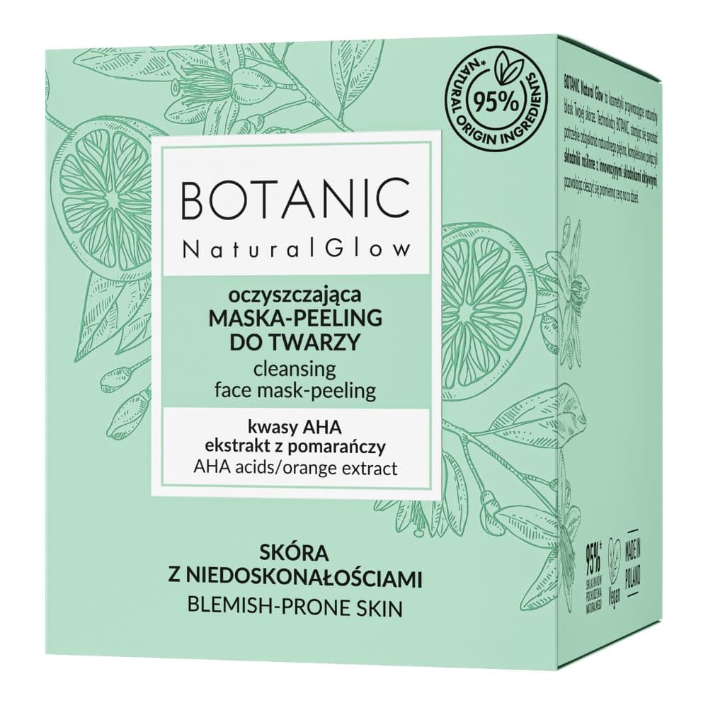 Natural Glow oczyszczająca maska-peeling do twarzy
