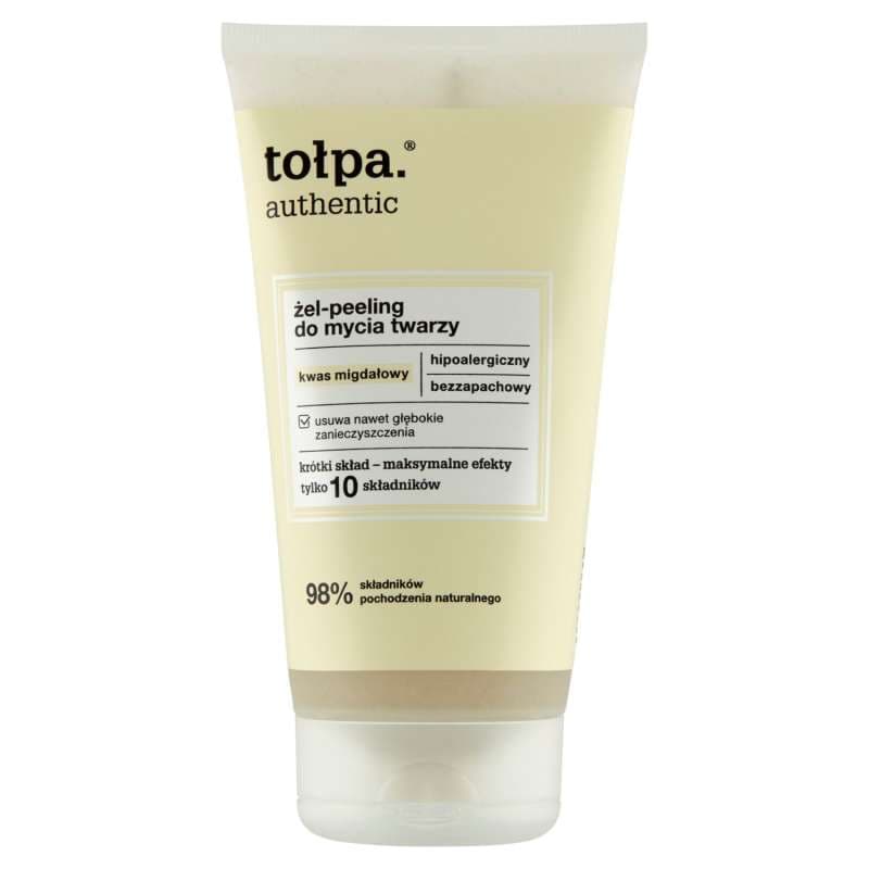 TOŁPA AUTHENTIC Hipoalergiczny żel peeling do twarzy, kwas migdałowy