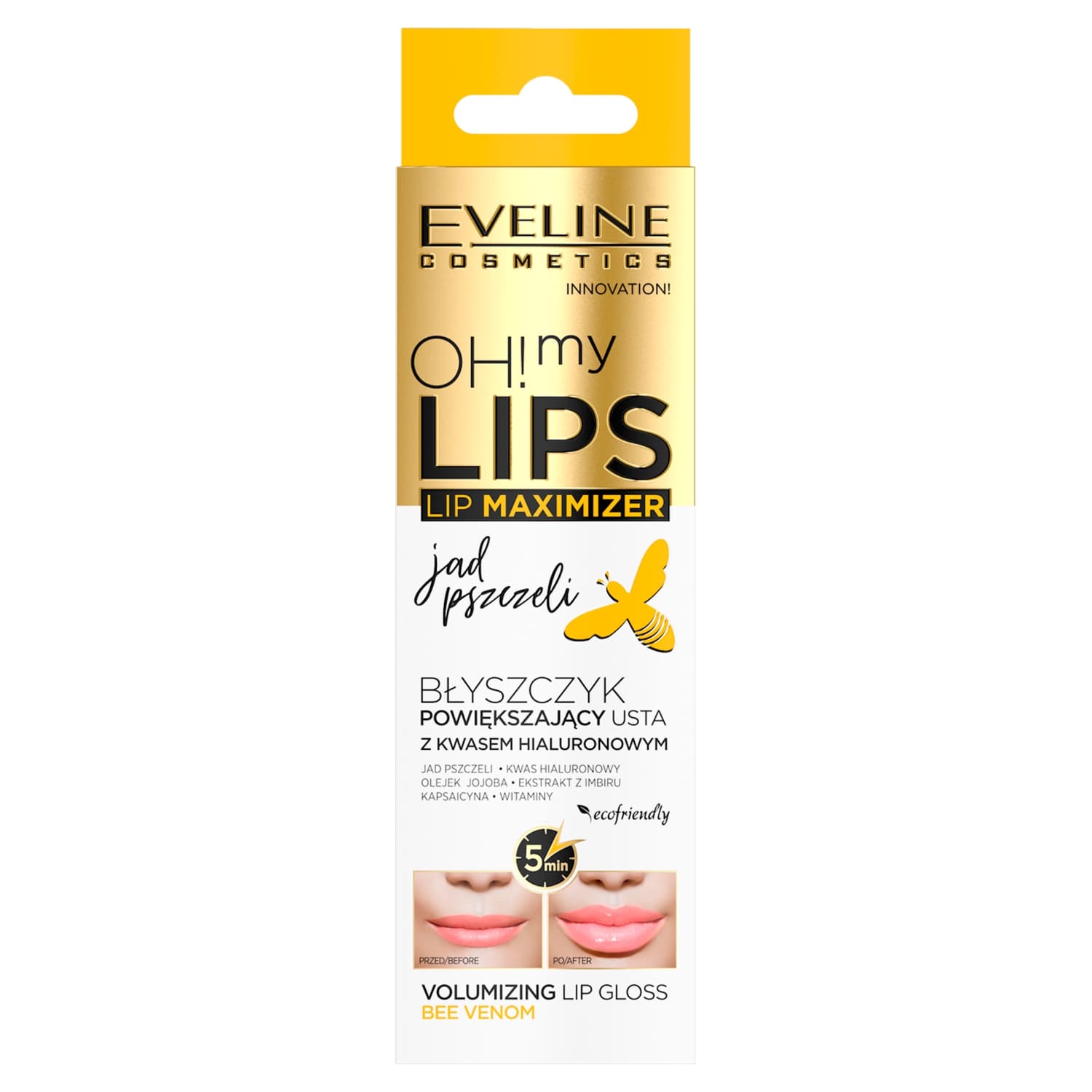 OH MY LIPS LIP MAXIMIZER Błyszczyk powiększający usta z kwasem hialuronowym Jad Pszczeli