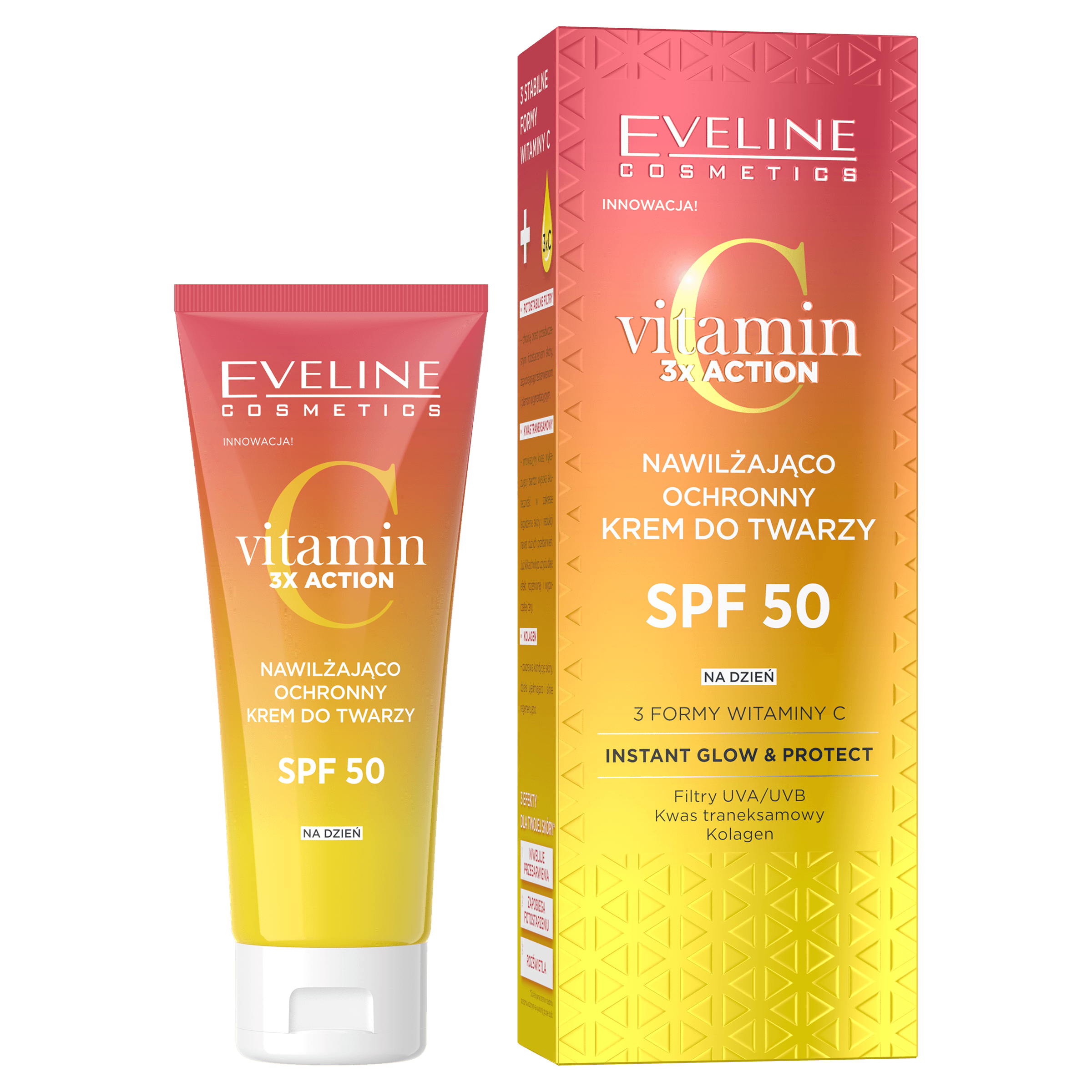 Cosmetics krem SPF50 Vitamin C 3action na d/n