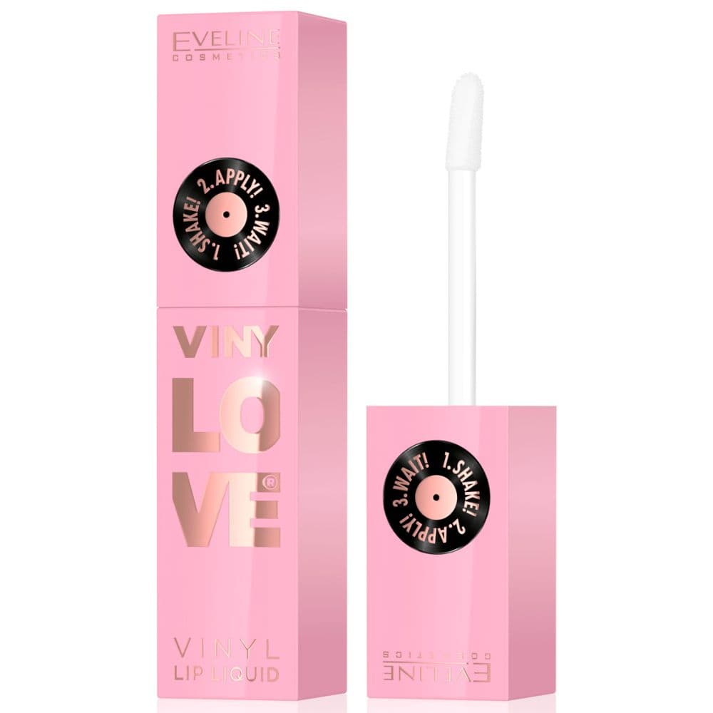 VinyLove 01 Pinky pomadka płynna z efektem winylowym
