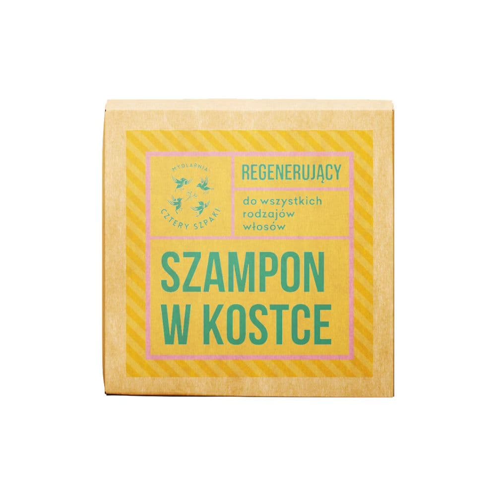 Cztery Szpaki Regenerujący szampon w kostce Eukaliptus Cytrynowy