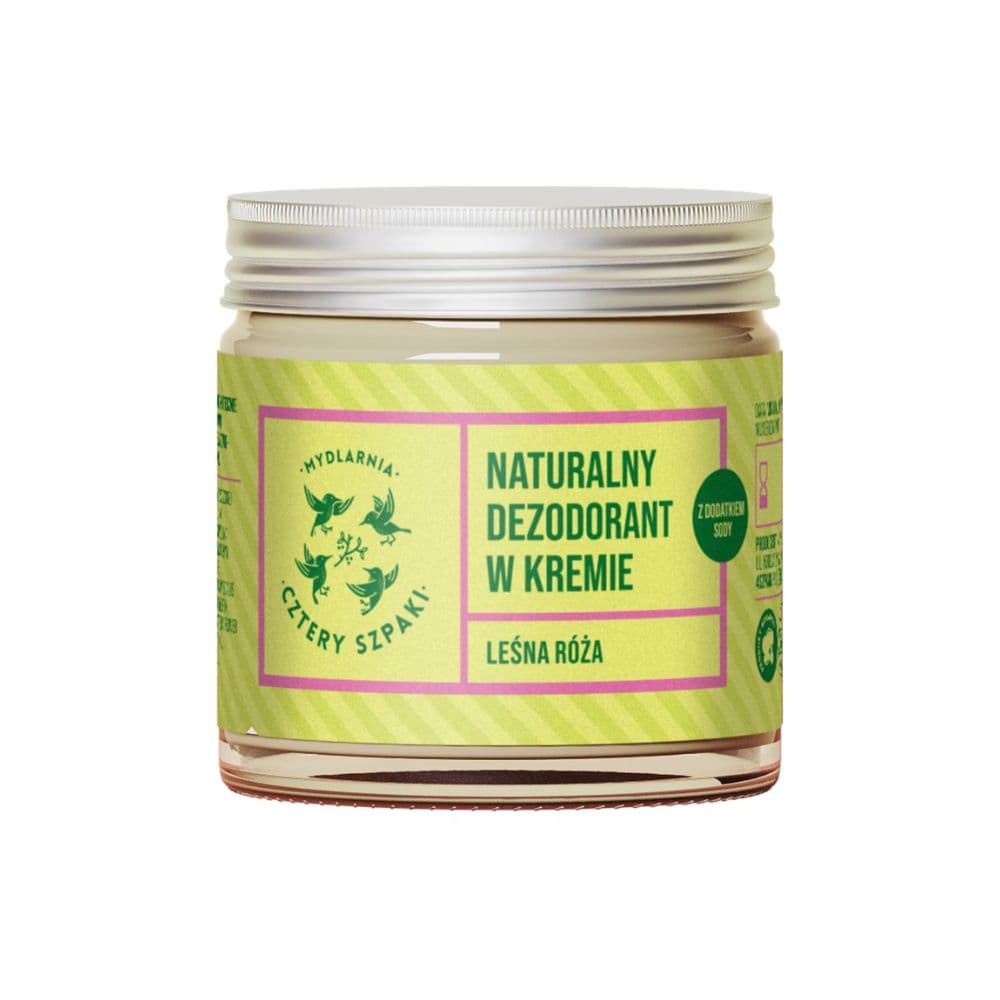 Cztery Szpaki Naturalny dezodorant w kremie Leśna Róża