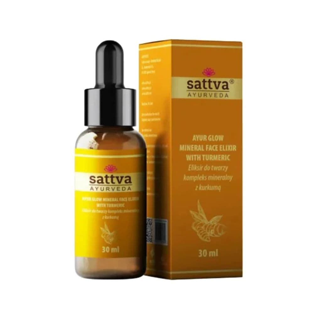 Sattva Serum eliksir do twarzy kompleks mineralny z kurkumą