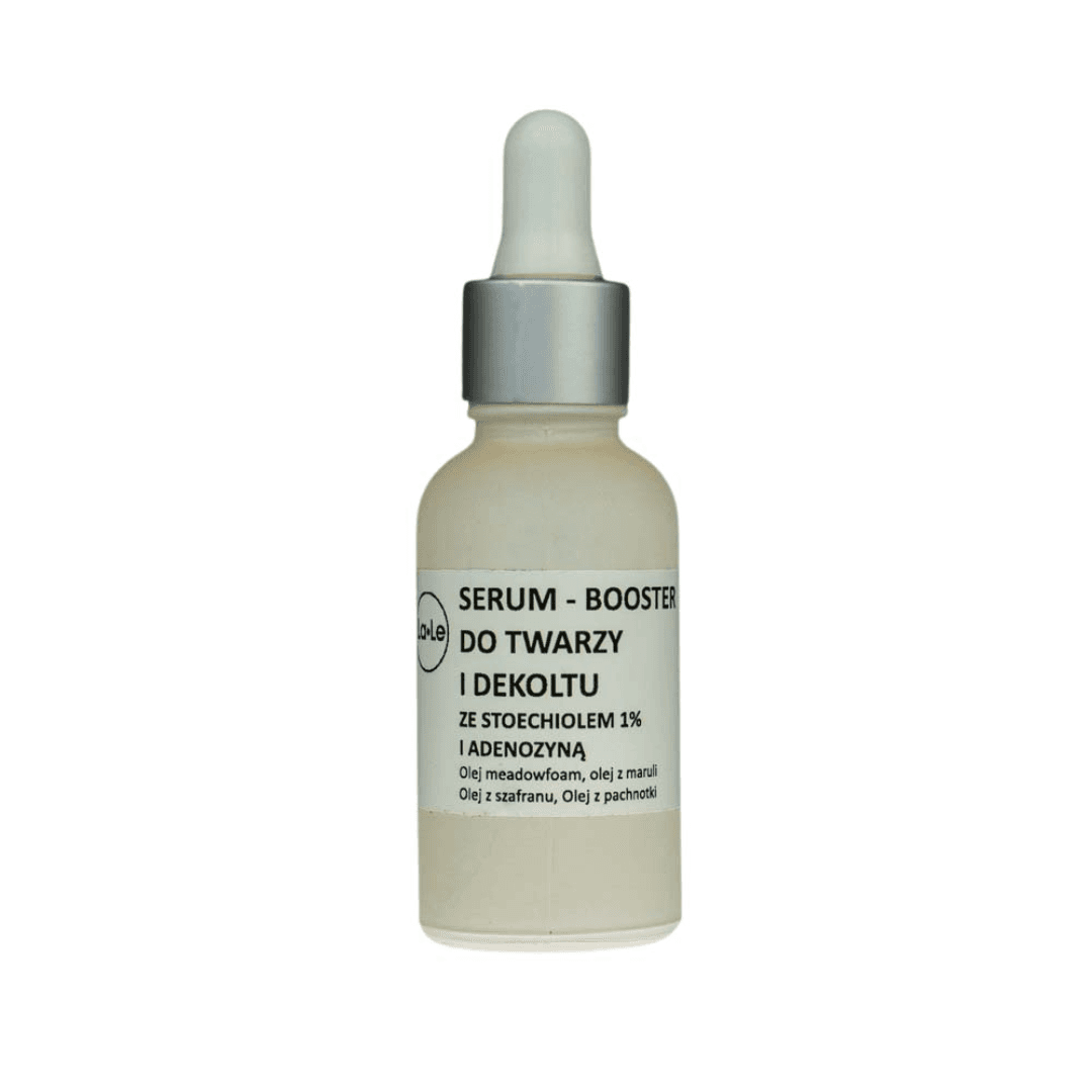 La-Le serum- booster do twarzy i dekoltu ze stoechiolem 1% i adenozyną 1%