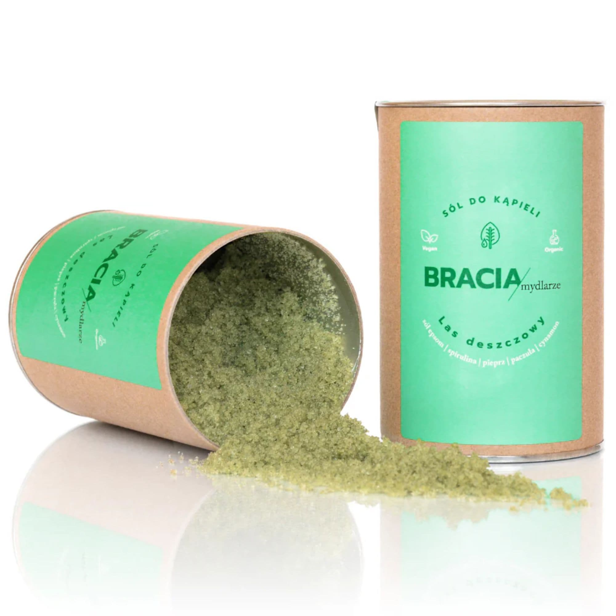 Mydlarze Las Deszczowy sól do kąpieli ze spiruliną