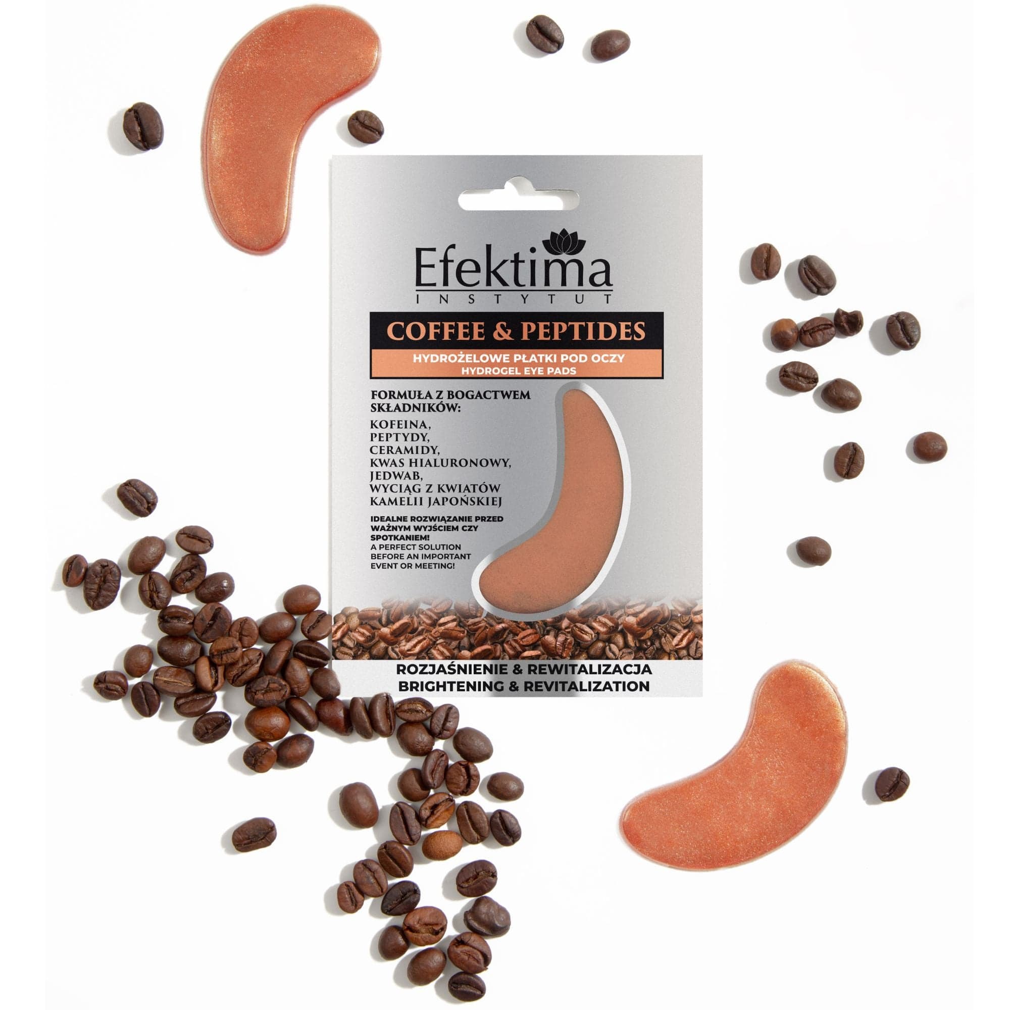Coffee & Peptides hydrożelowe płatki pod oczy