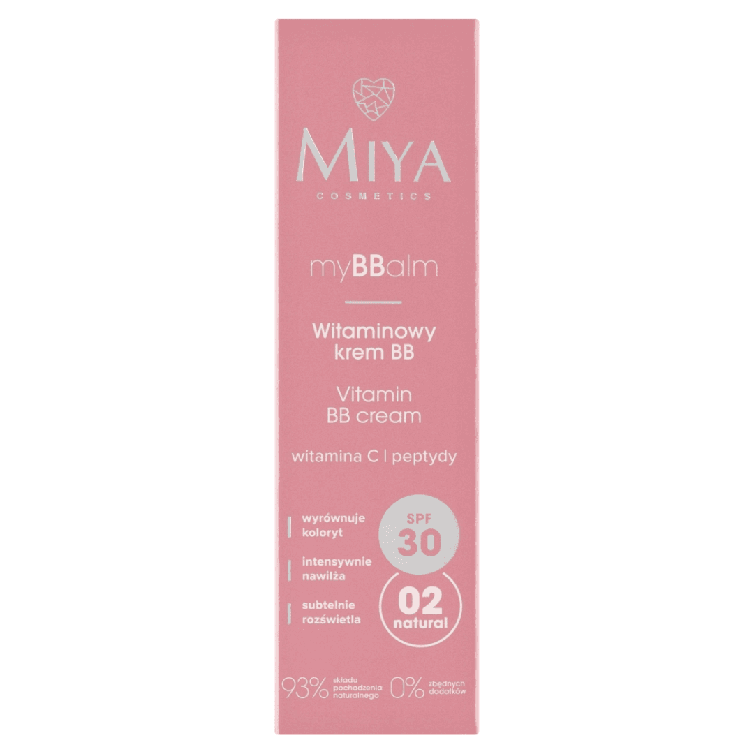 MIYA myBBalm witaminowy krem BB SPF 30 - 02 natural