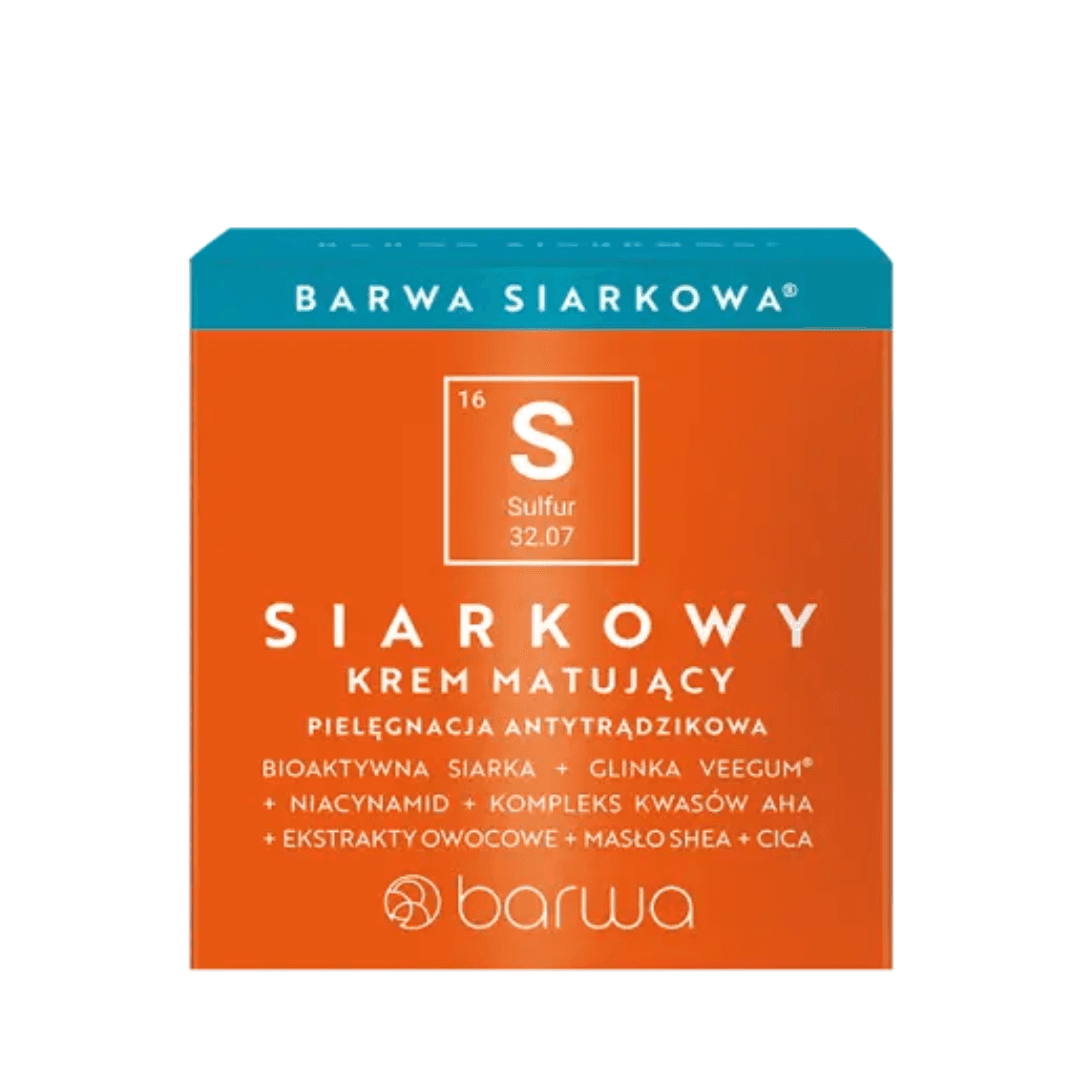 Siarkowa siarkowy krem matujący