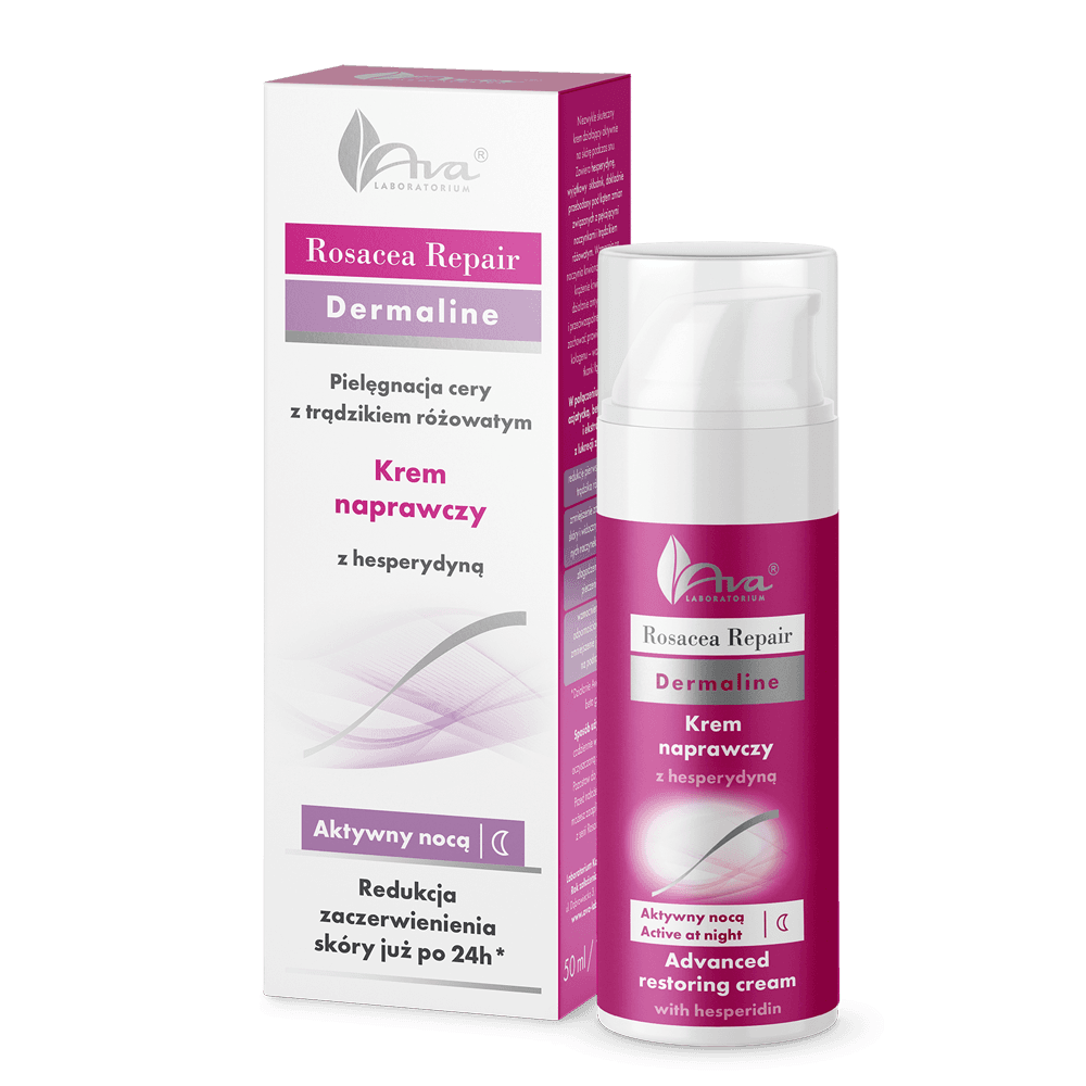 krem naprawczy z hesperydyną do twarzy Rosacea Dermaline