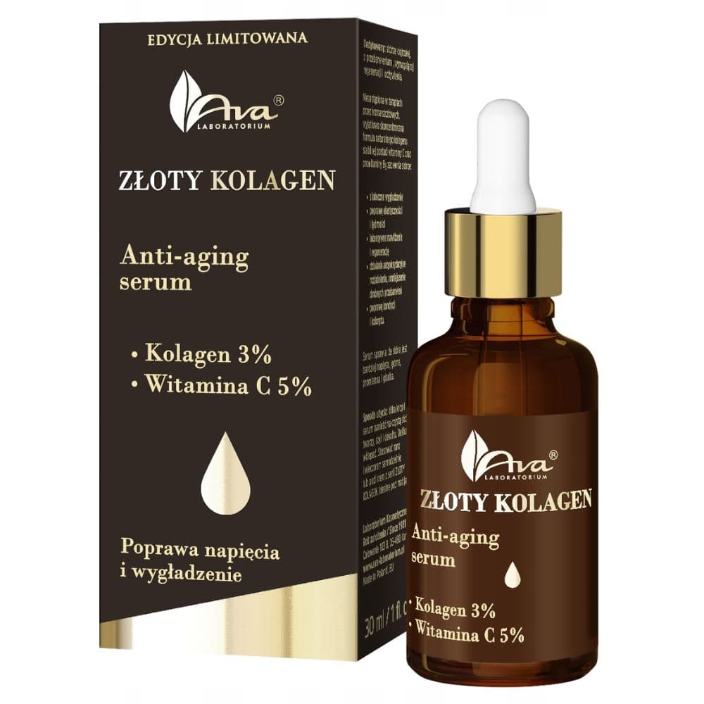 Złoty Kolagen Serum Anti-Aging z witaminą C