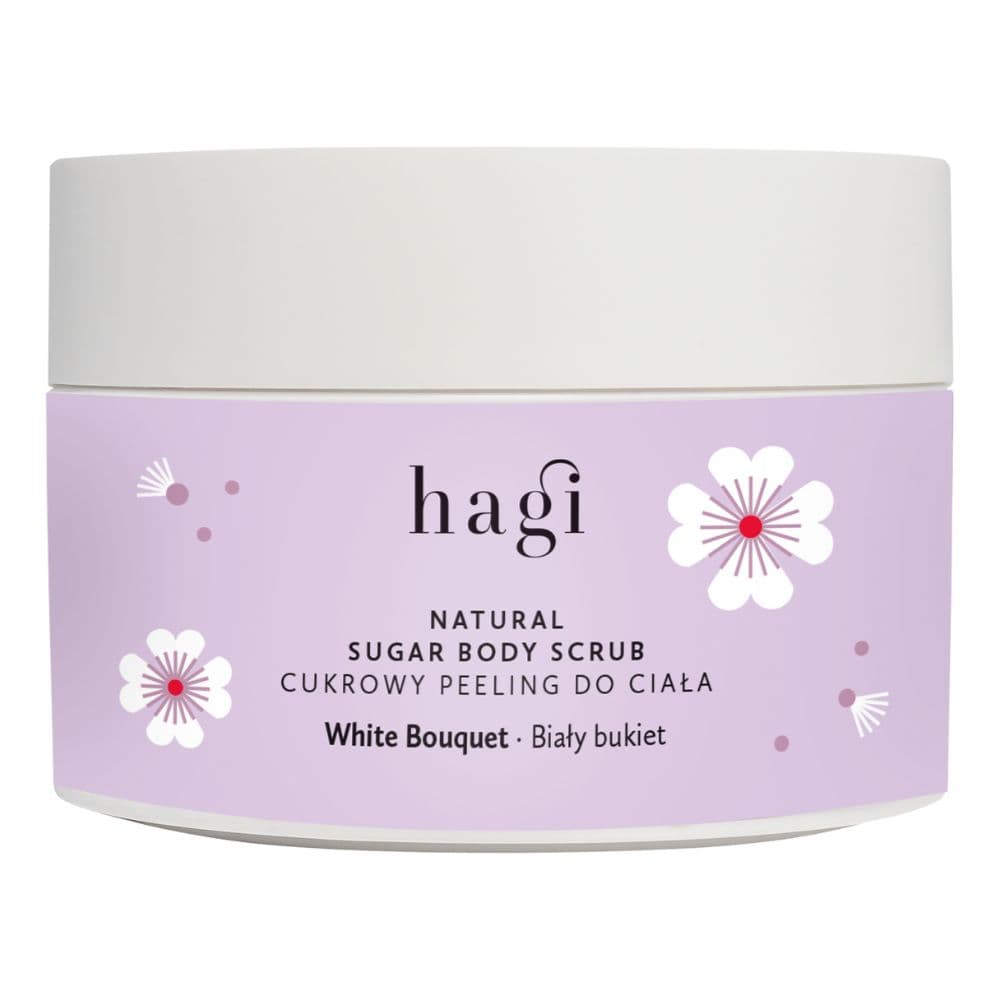 Biały Bukiet cukrowy peeling do ciała