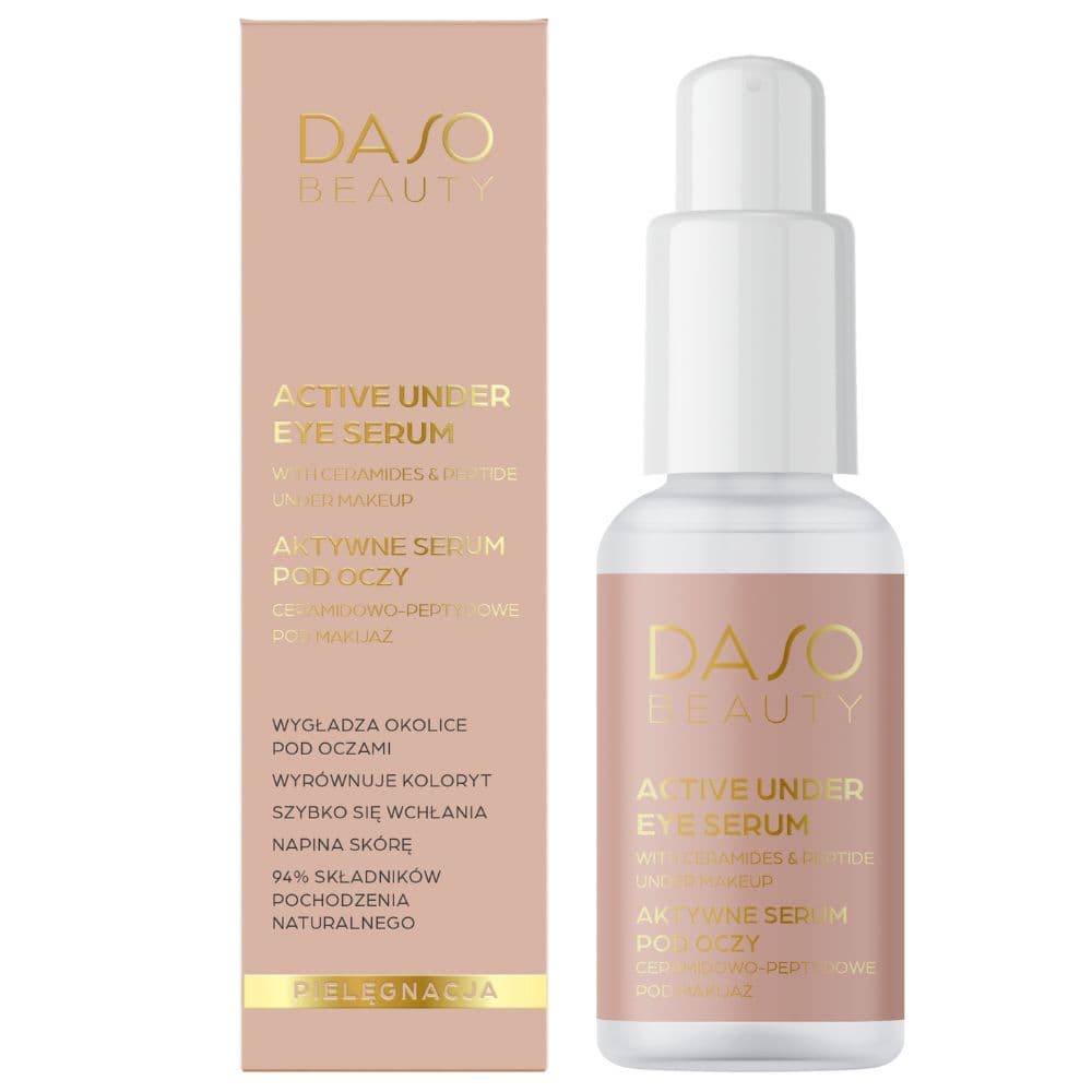 ceramidowo-peptydowe aktywne serum pod oczy