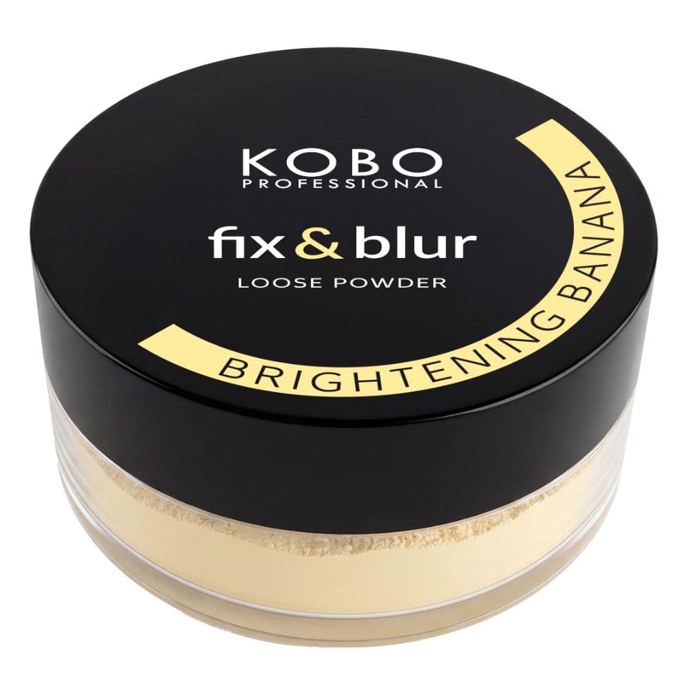Kobo Fix&Blur Loose Powder Brightening Banana 01 puder sypki