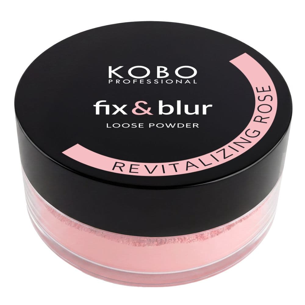 Kobo Fix&Blur Loose Powder Revitalizing Rose 02 puder sypki