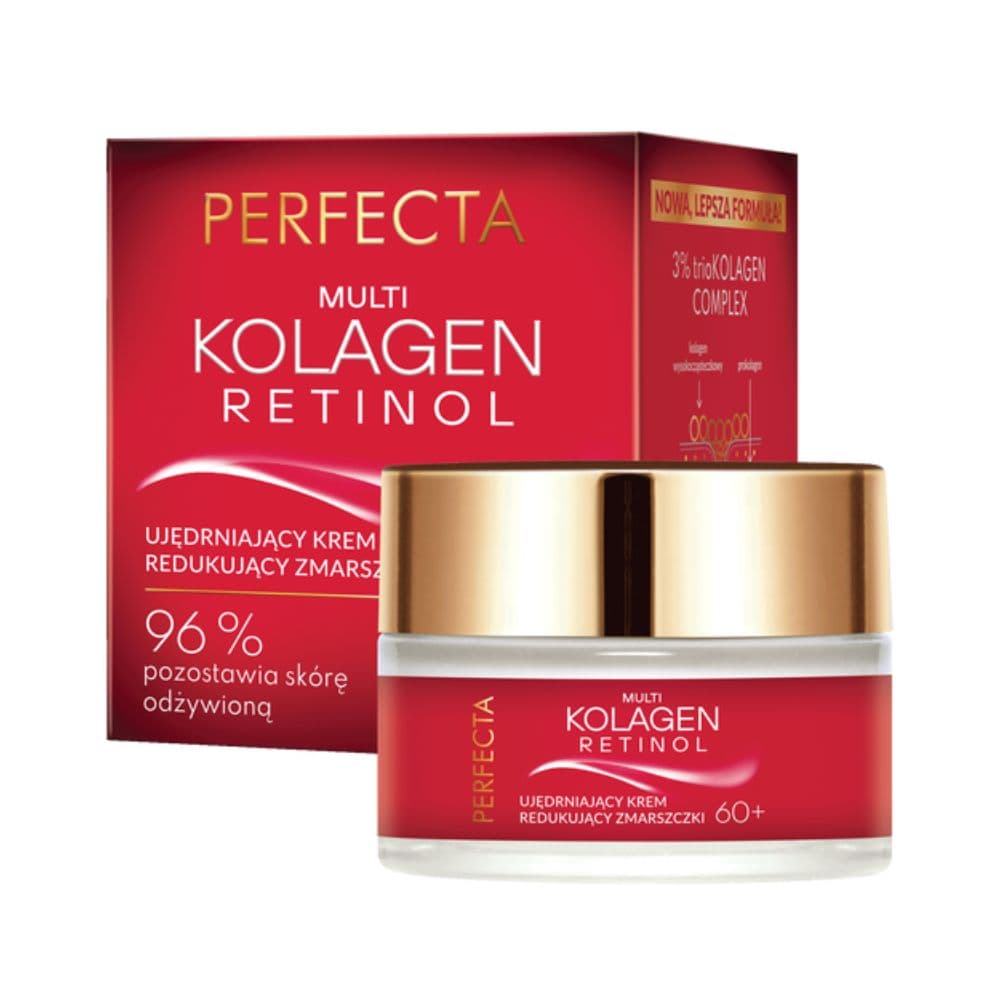 Multi-Kolagen Retinol Ujędrniający krem do twarzy redukujący zmarszczki 60+